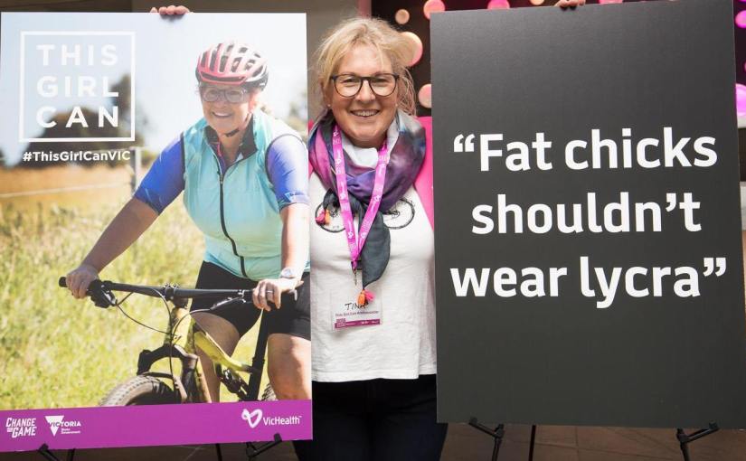 ‘Fat chicks don’t wear lycra’…says who?